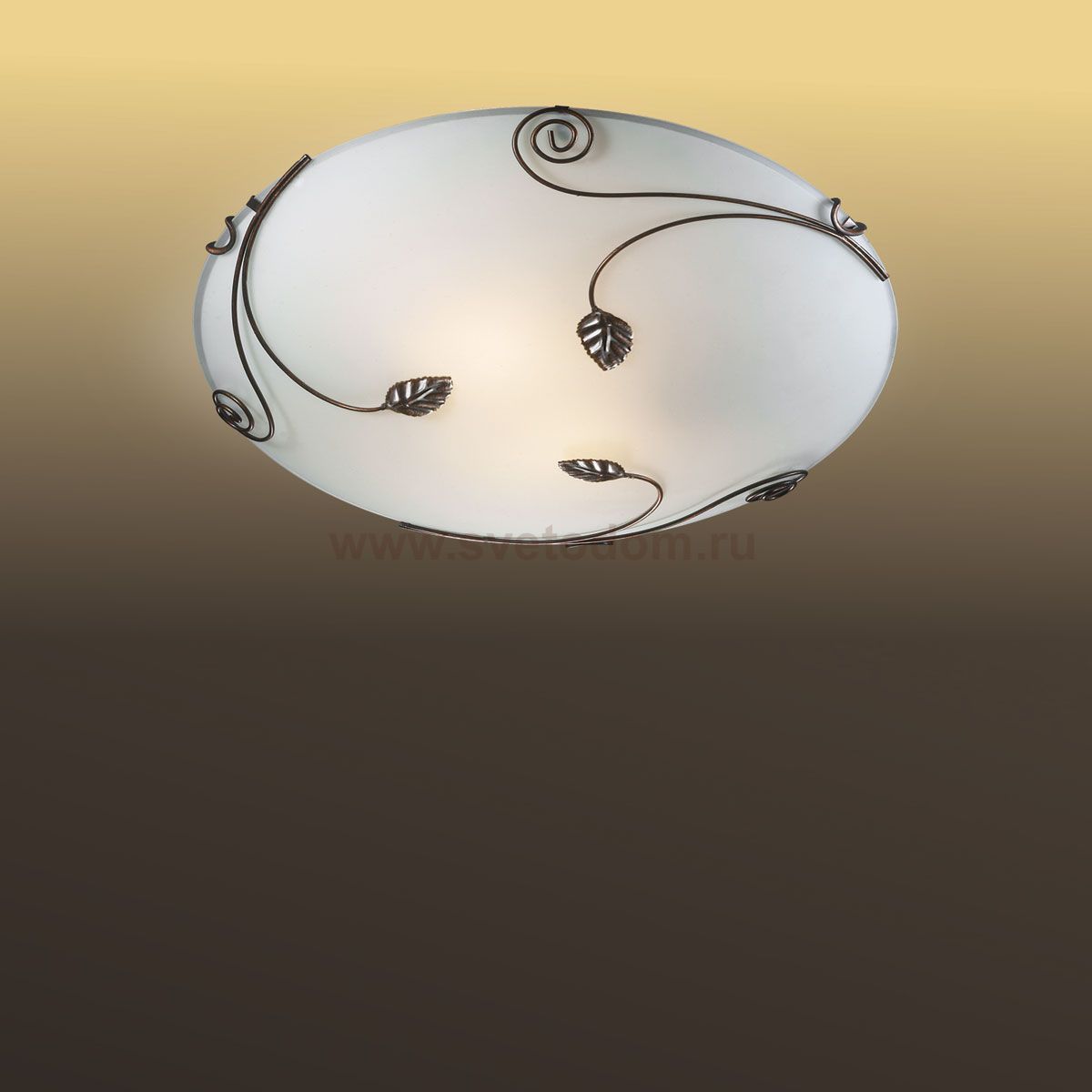 Светильник Сонекс 2221 белый/коричневый Flora