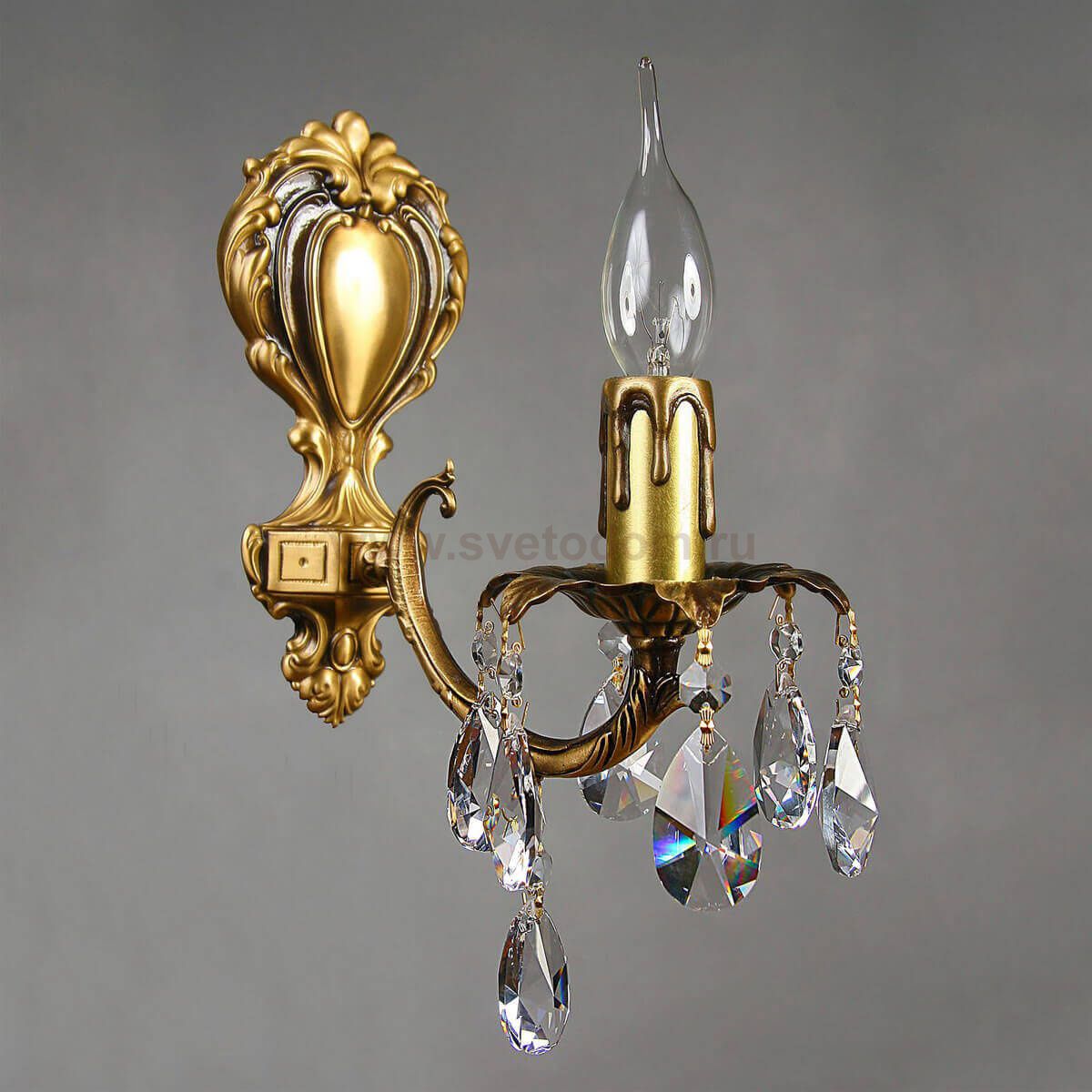 Светильник бра Ambiente 2226/1 AB Tear drop