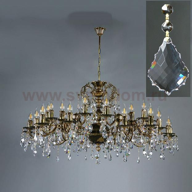 Люстра Ambiente 2226/30 PB New Leaf