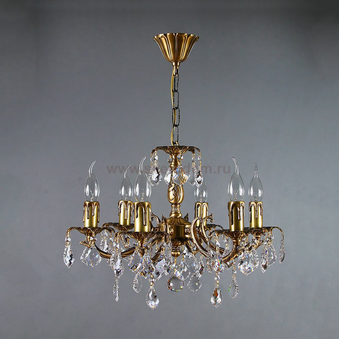 Люстра Ambiente 2226/6 AB New Leaf