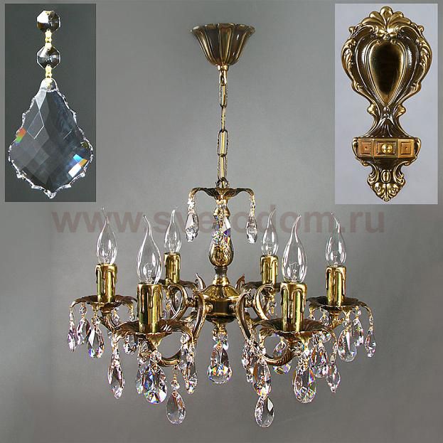 Люстра Ambiente 2226/6 PB New Leaf