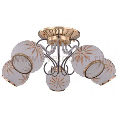 Потолочный светильник Escada 223/5PL E27*60W Gold