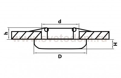 Светильник встраиваемый Lightstar 2230 Anello