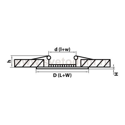 Светодиодная панель 12W Lightstar 223122 Zocco
