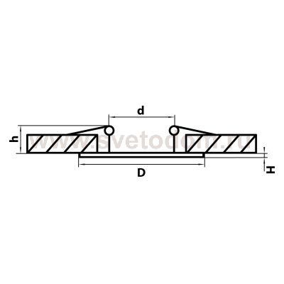 Светильник встраиваемый светодиодный 20W Lightstar 223202 Forto