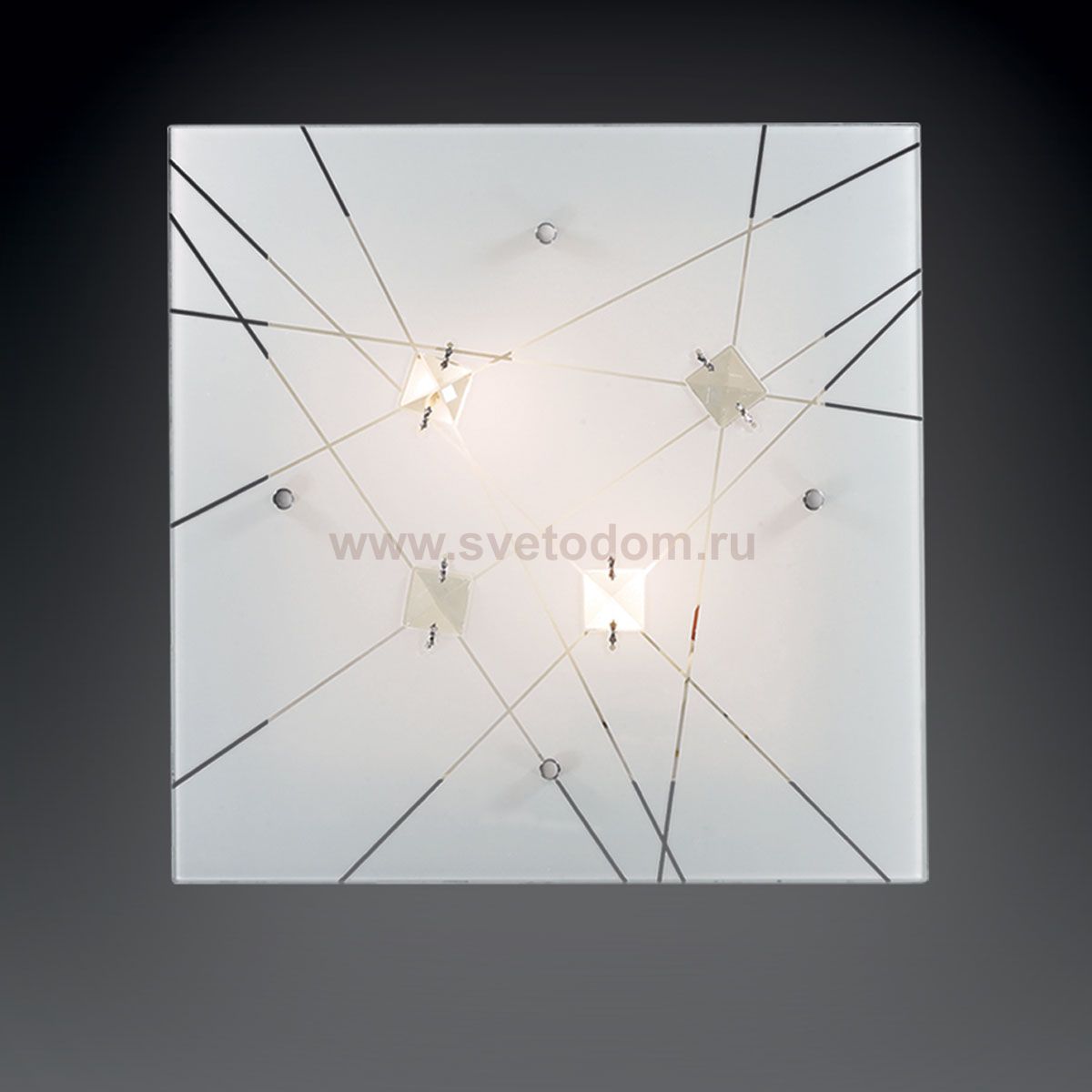 Светильник Сонекс 1235 Opeli белый/хрусталь