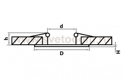 Светильник встраиваемый светодиодный Lightstar 223502 Forto