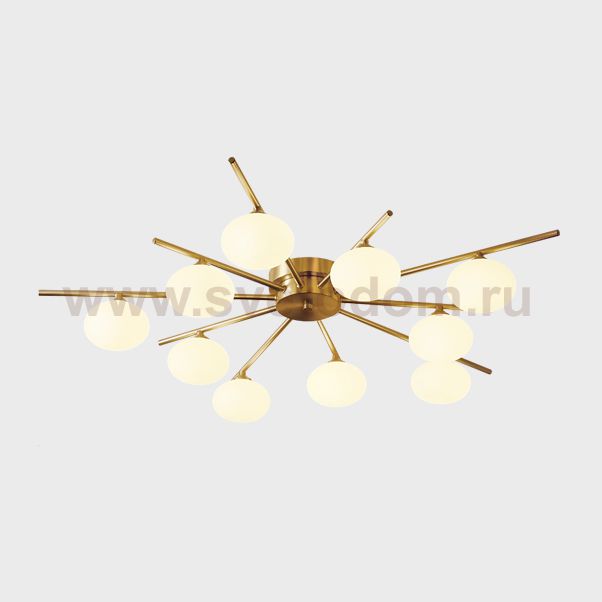 Потолочная люстра DAHLIA B L10 White ImperiumLoft 223642-23