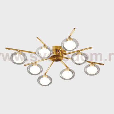 Потолочная люстра DAHLIA B L8 Transparent ImperiumLoft 223645-23