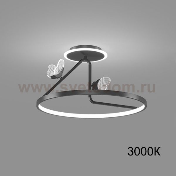 Потолочная люстра BABETTA CH E D40 Black 3000К ImperiumLoft 223676-23