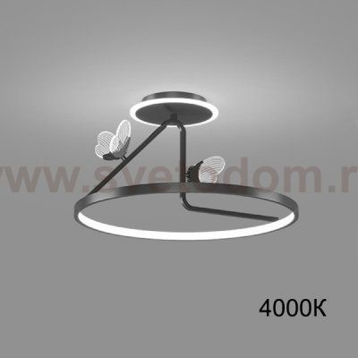 Потолочная люстра BABETTA CH E D40 Black 4000К ImperiumLoft 223677-23