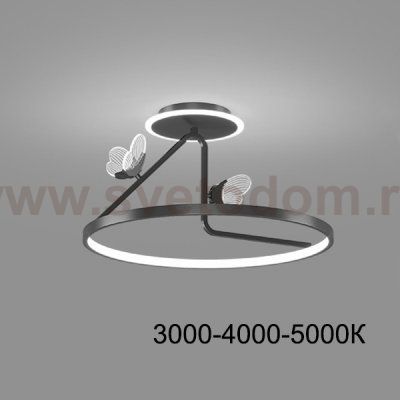 Потолочная люстра BABETTA CH E D40 Black Трехцветный свет ImperiumLoft 223678-23