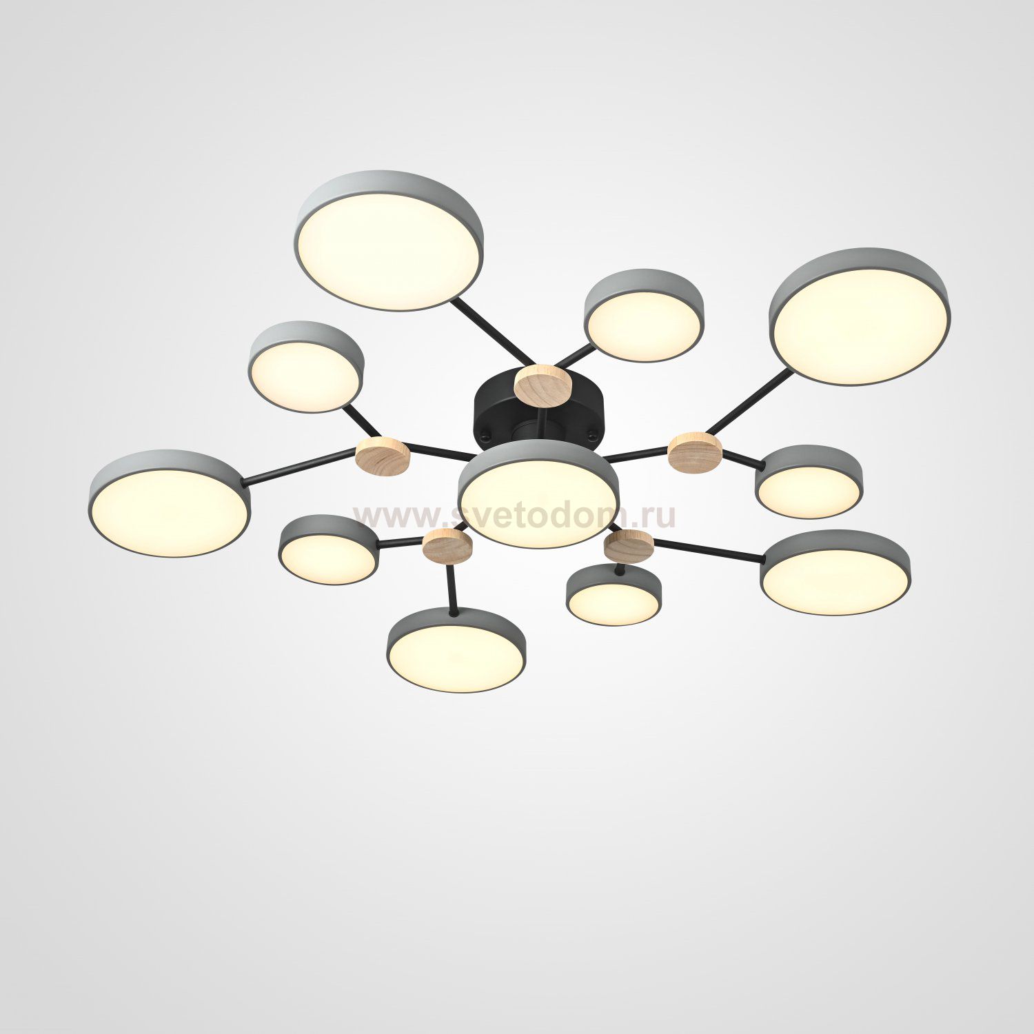 Потолочная люстра GAMMA D102 Grey ImperiumLoft 223767-23