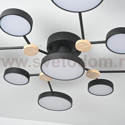 Потолочная люстра GAMMA D98 Black ImperiumLoft 223769-23