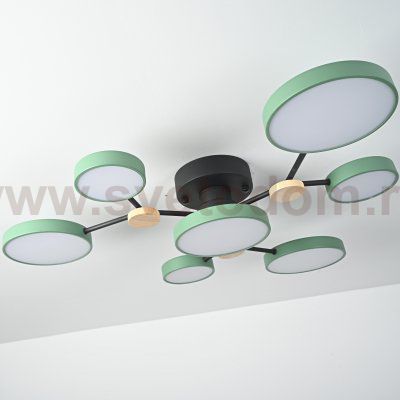 Потолочная люстра GAMMA D88 Green ImperiumLoft 223771-23
