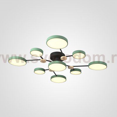 Потолочная люстра GAMMA D98 Green ImperiumLoft 223772-23