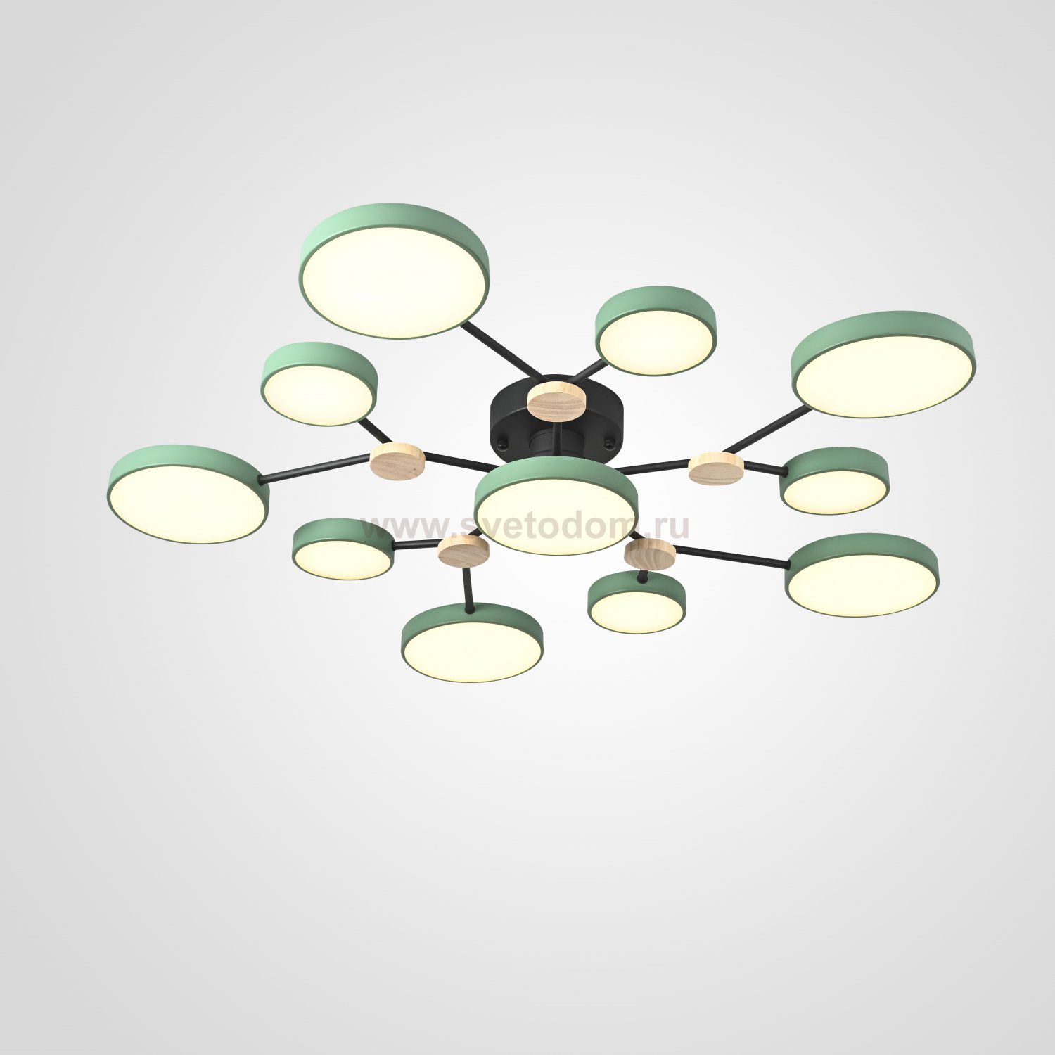 Потолочная люстра GAMMA D102 Green ImperiumLoft 223773-23