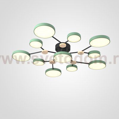 Потолочная люстра GAMMA D102 Green ImperiumLoft 223773-23