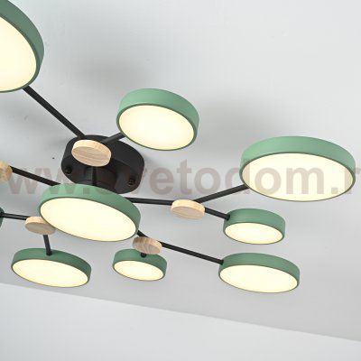 Потолочная люстра GAMMA D102 Green ImperiumLoft 223773-23