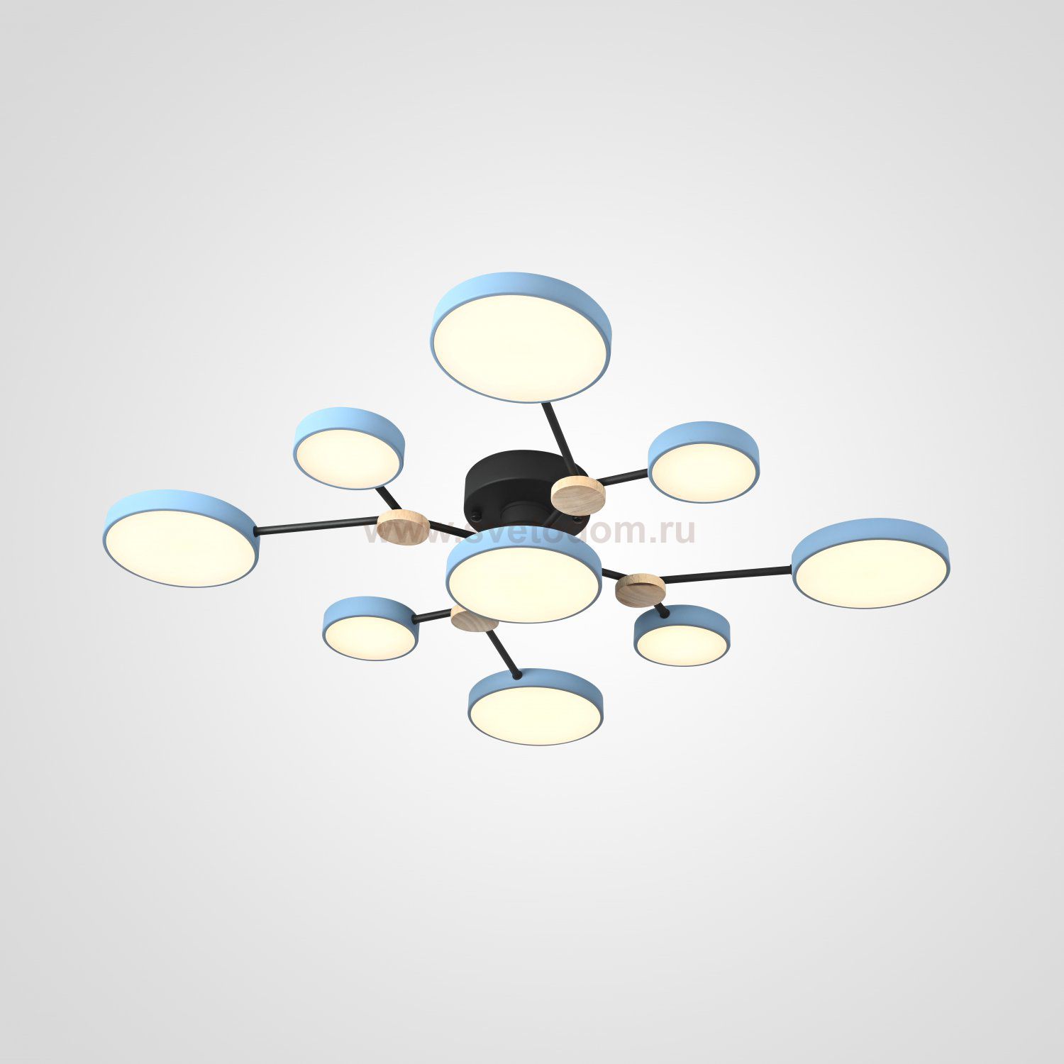 Потолочная люстра GAMMA D98 Blue ImperiumLoft 223775-23