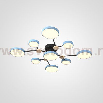 Потолочная люстра GAMMA D98 Blue ImperiumLoft 223775-23
