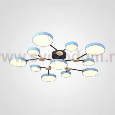 Потолочная люстра GAMMA D102 Blue ImperiumLoft 223776-23