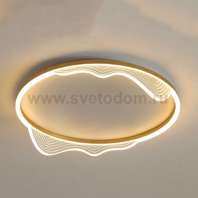 Потолочный светильник IZELIN D50 Brass ImperiumLoft 223810-23