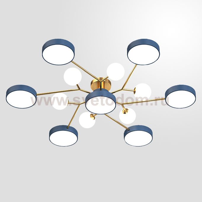 Потолочная люстра MARTA L13 Blue ImperiumLoft 223931-23