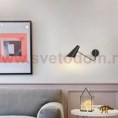 Настенный светильник NATI Black Brass ImperiumLoft 224048-23