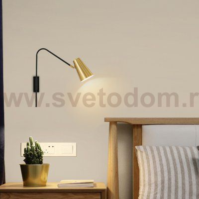 Настенный светильник VERINA Brass ImperiumLoft 224056-23