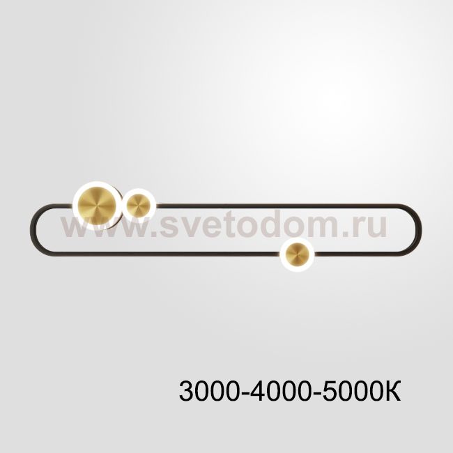 Настенный светильник LAKKA WALL L100 Трехцветный свет ImperiumLoft 224074-23