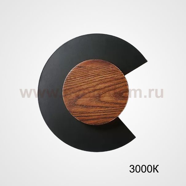 Настенный светильник COOKIE Dark Brown Black 3000К ImperiumLoft 224184-23