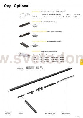 Светильник спот Ideal lux OXY STRUCTURE CONNECTOR (224282)