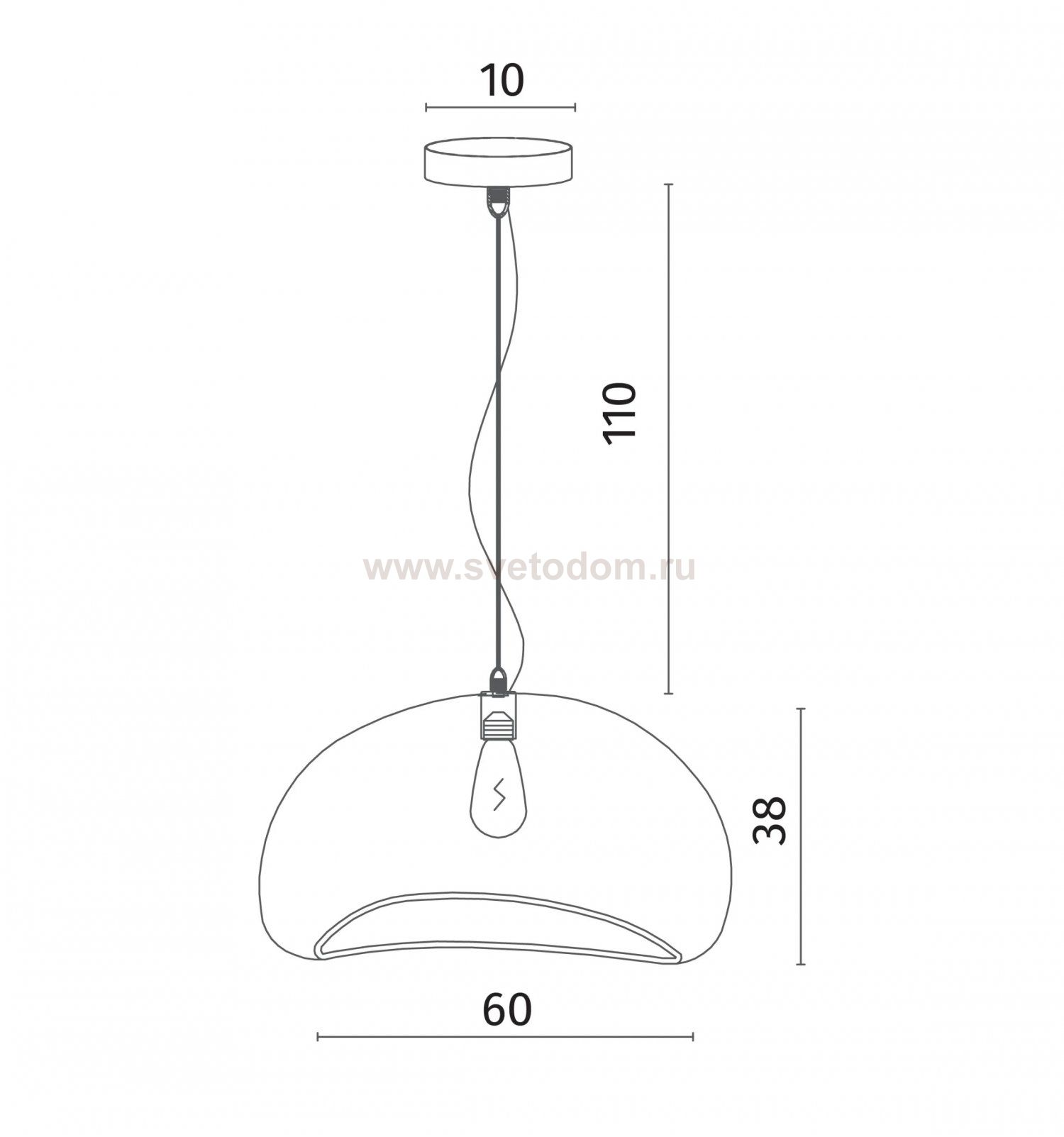 Подвесной светильник Divinare SCANDY 2245/06 SP-1