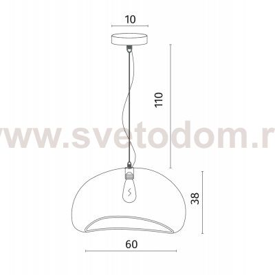 Подвесной светильник Divinare SCANDY 2245/06 SP-1