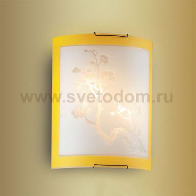 Светильник Сонекс 2247 желтый/хром Sakura