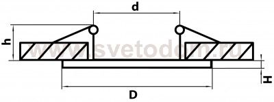 Светильник встраиваемый Lightstar 2250 Anello