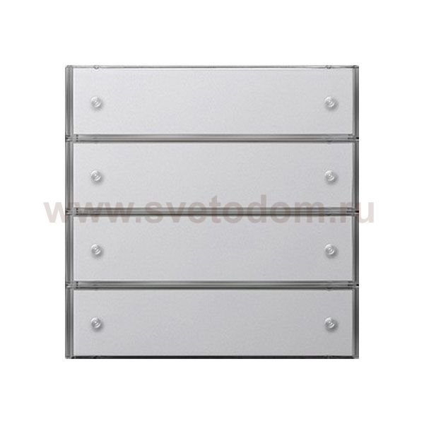 Gira F100 Бел глянц Настенный сверхплоский радиопередатчик 4-канальный (G2254112)