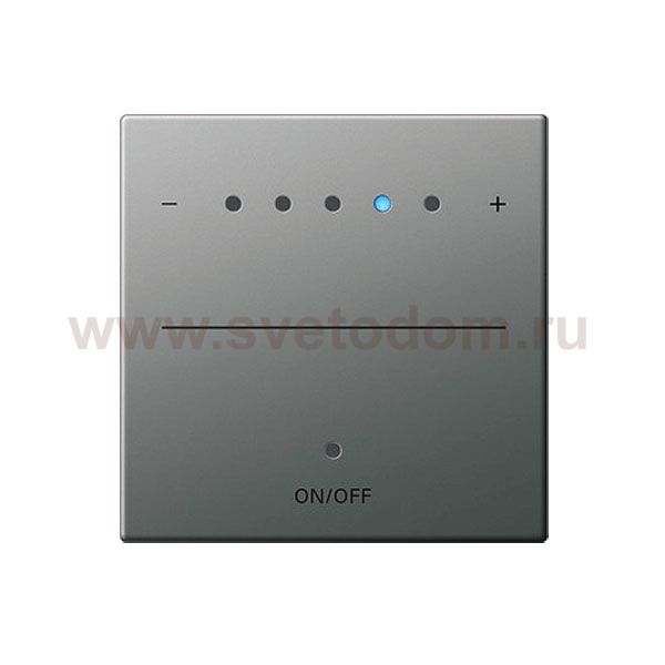 Gira E22 Сталь Накладка светорегулятора сенсорного с индикацией (G226020)