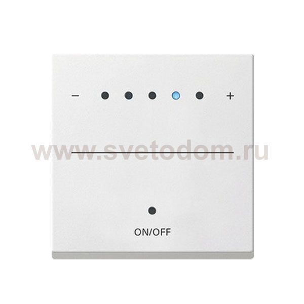 Gira S-55 Бел Накладка светорегулятора сенсорного с индикацией (G226027)