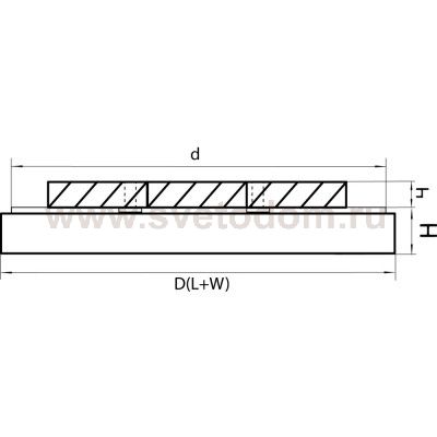 Светильник накладной светодиодный Lightstar 226264 Arco