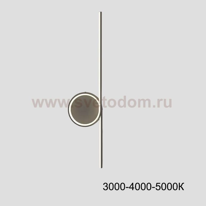 Настенный светильник DONATA A H60 Black Трехцветный свет ImperiumLoft 226326-23