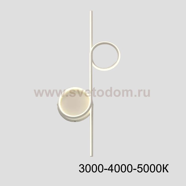 Настенный светильник DONATA B H80 White Трехцветный свет ImperiumLoft 226333-23