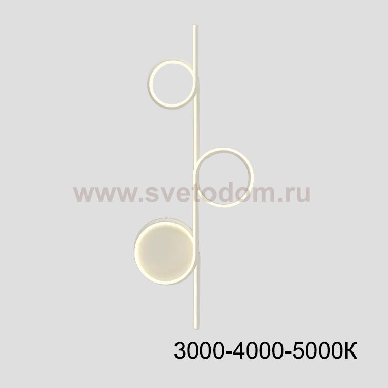 Настенный светильник DONATA С H80 White Трехцветный свет ImperiumLoft 226341-23