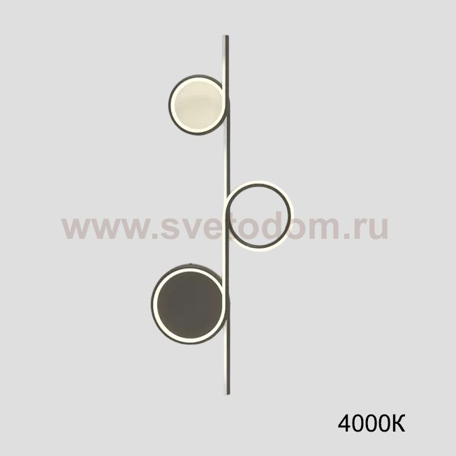 Настенный светильник DONATA С H80 Black 4000К ImperiumLoft 226344-23