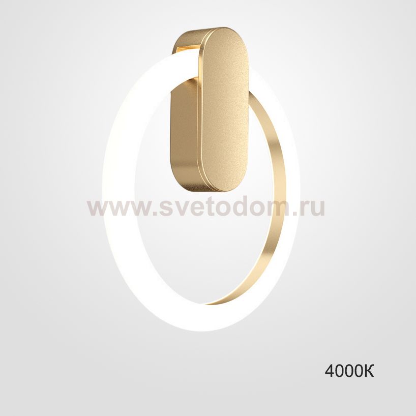 Настенный светильник GINA WALL D30 Brass 4000К ImperiumLoft 226395-23