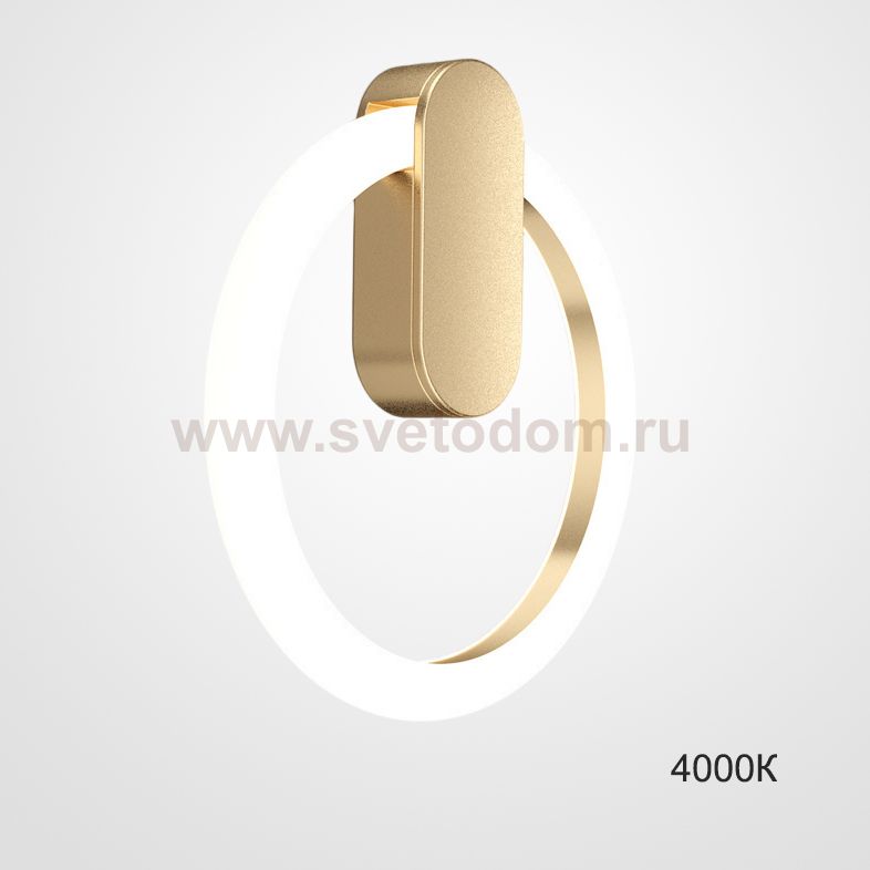 Настенный светильник GINA WALL D40 Brass 4000К ImperiumLoft 226397-23
