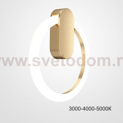 Настенный светильник GINA WALL D40 Brass Трехцветный свет ImperiumLoft 226398-23