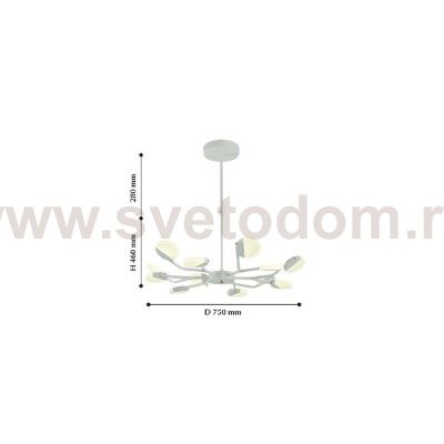 Люстра подвесная Favourite 2264-12P Mense
