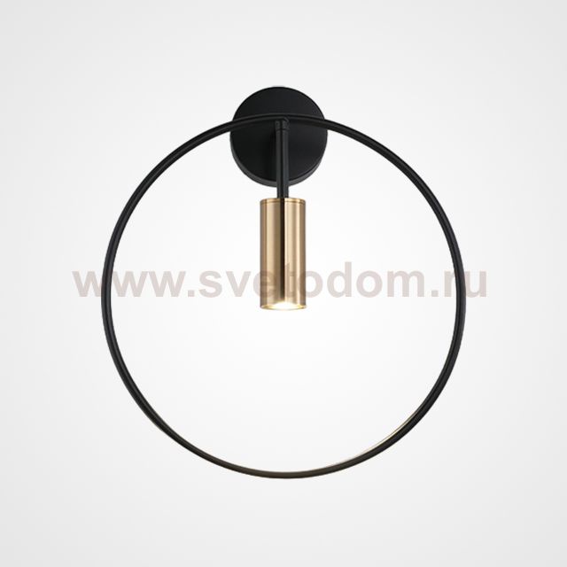 Настенный светильник VELMA D28 Black Gold ImperiumLoft 226414-23